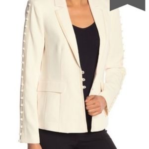 NWT Cinq a Sept Vivianna Button Sleeve Jacket